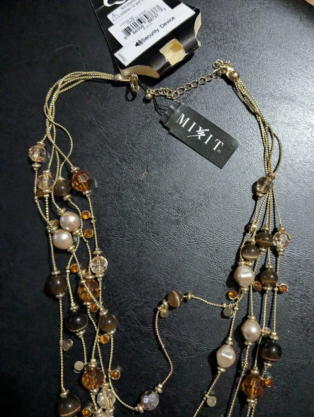 Brand New Mixit 5-Strand Layered Beaded Necklace – NWT
